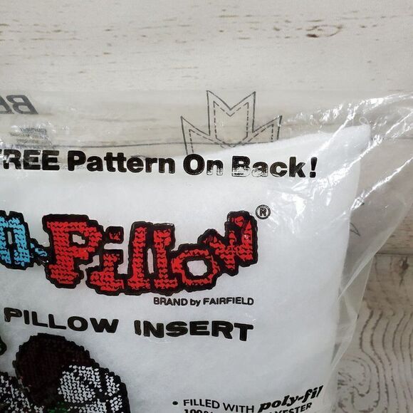 Read Desc Fairfield Pop In Pillow Pillow Insert 12"x12" Poly-fill Free Pattern - Picture 5 of 12